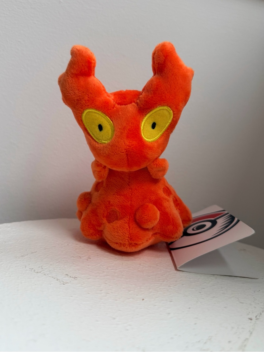 Authentic Pokémon Center Slugma Sitting Cuties Plush 6" (With Tags)